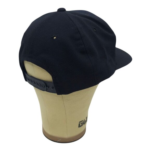 The Road Embroidered Snapback Cap Trucker Baseball Hat Yupoong Wool Blend Blue - Picture 13 of 13